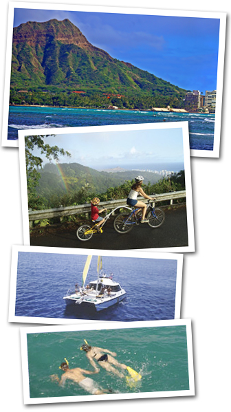 Bike, Hike, Sail and Snorkel Adventure Oahu